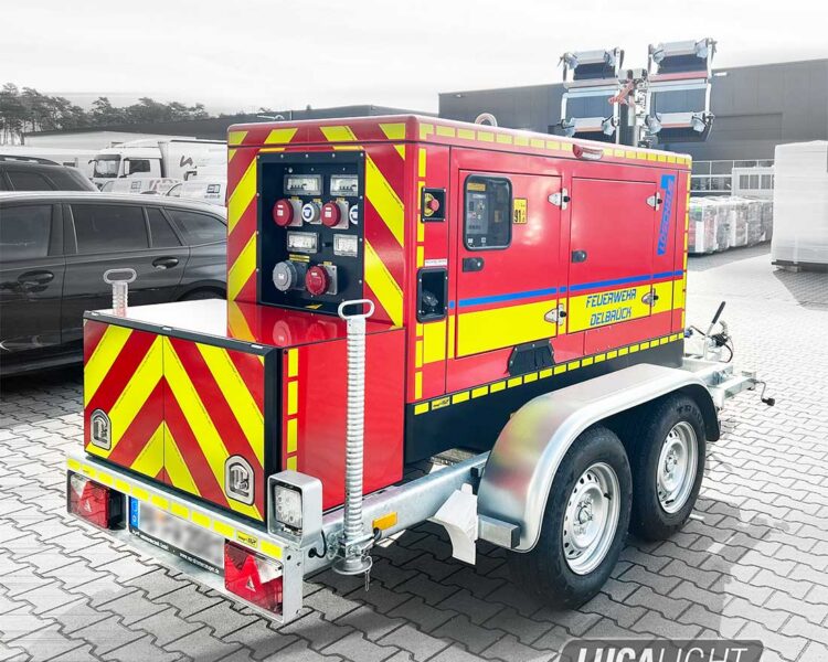 Flutlichtaggregat Feuerwehr 4 x 160 Watt