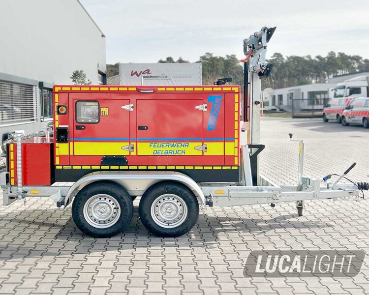 Flutlichtaggregat Feuerwehr 4 x 160 Watt
